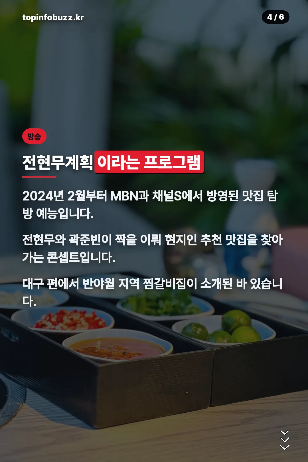 전현무계획 프로그램 소개