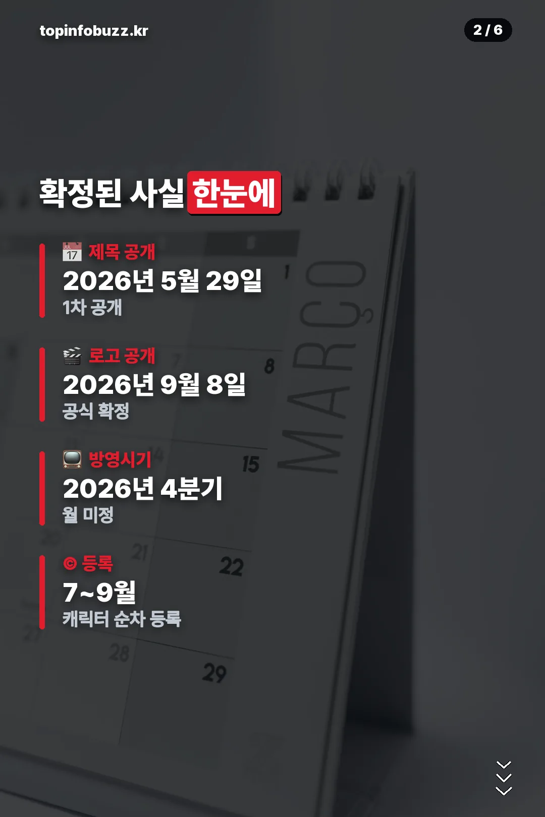 확정 사실 한눈에