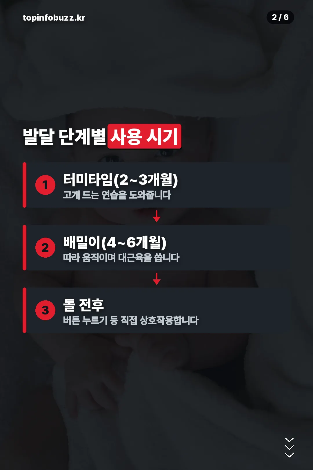 발달 단계별 사용 시기