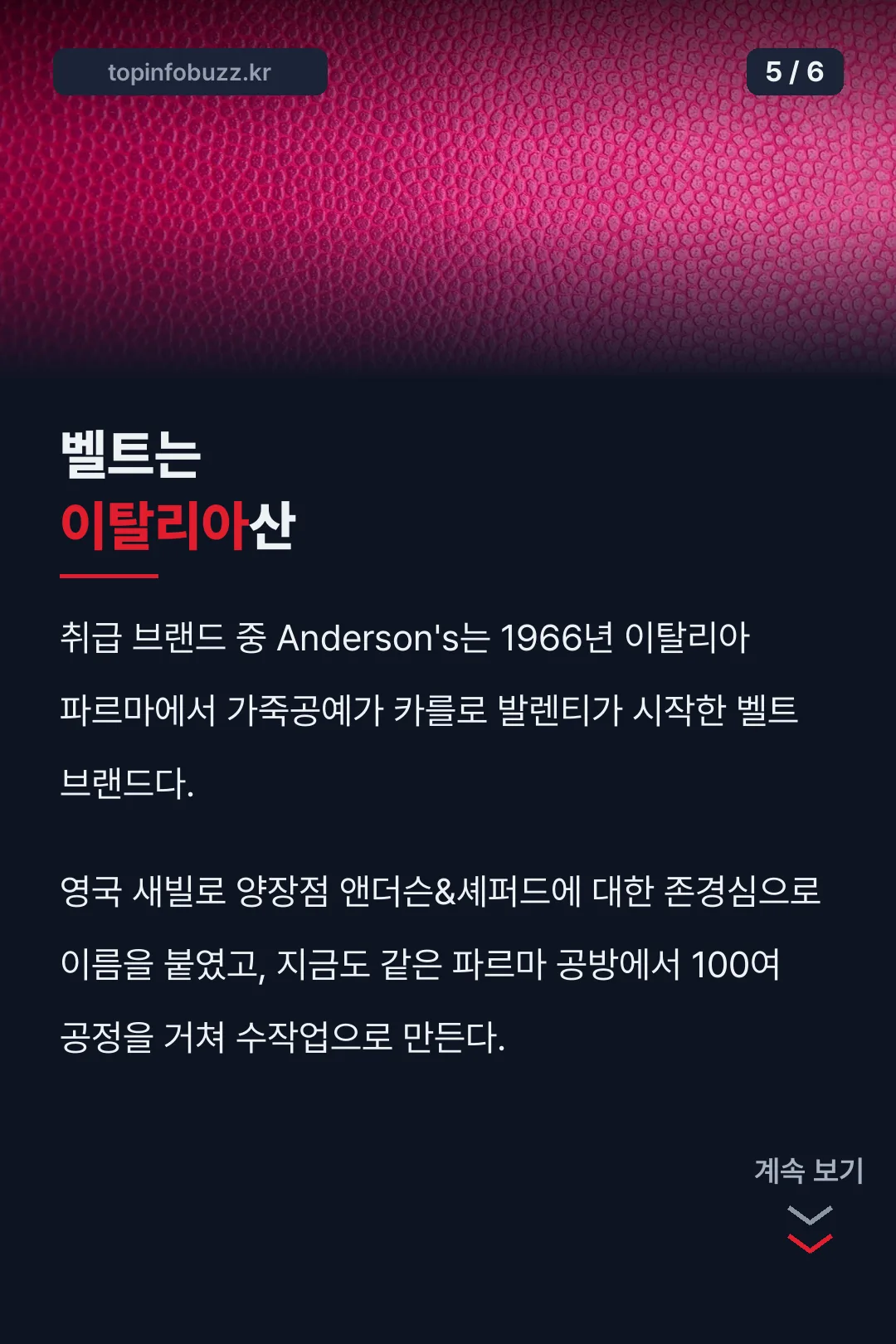 Anderson's 1966년 이탈리아