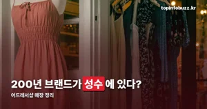 어드레서샵 — 성수 로드샵에서 19개 브랜드를 들여오는 편집샵