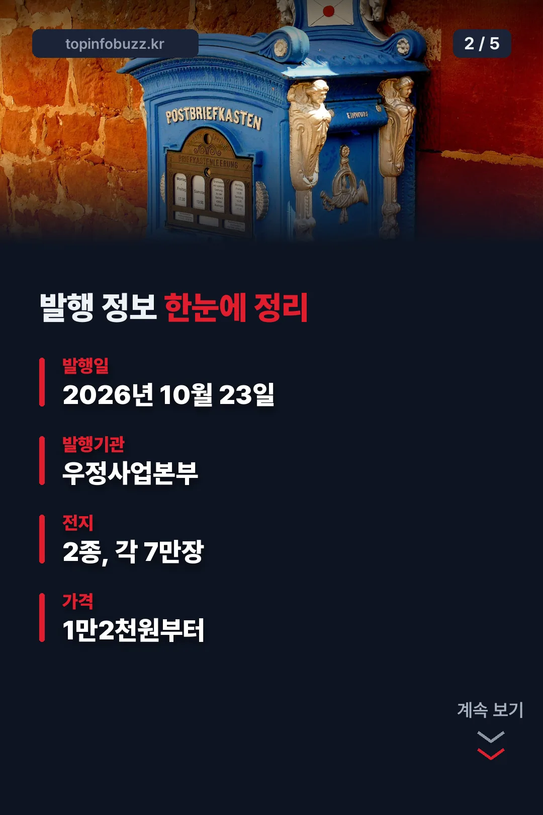 발행 정보 한눈에 정리