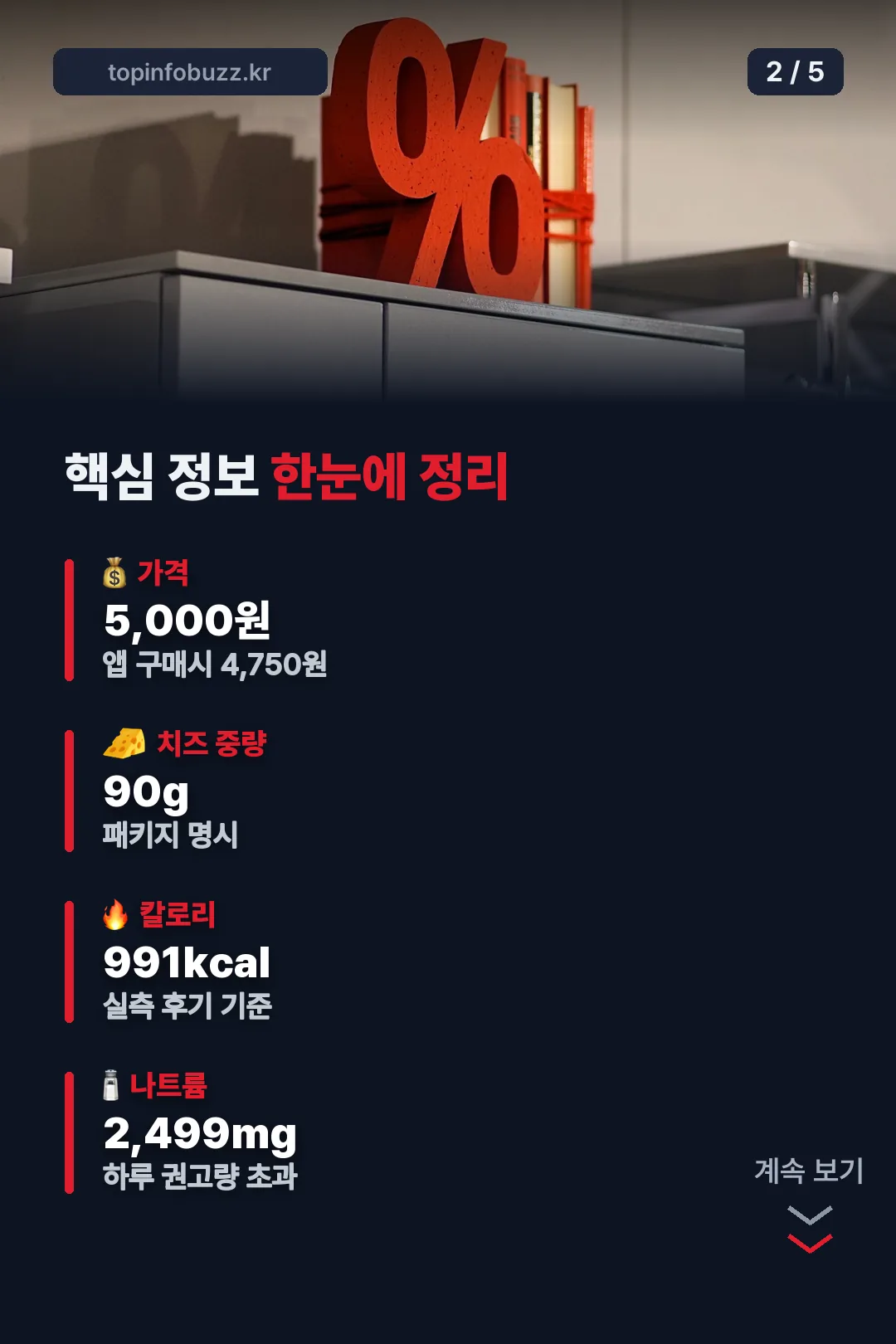 핵심 정보 한눈에